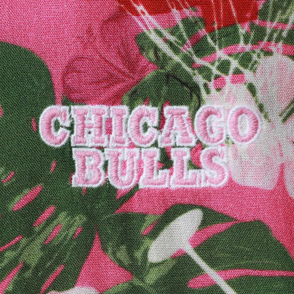 Chicago Bulls Lusso Women's Finley-Frankie Party Top & Shorts Set Pink - NBA