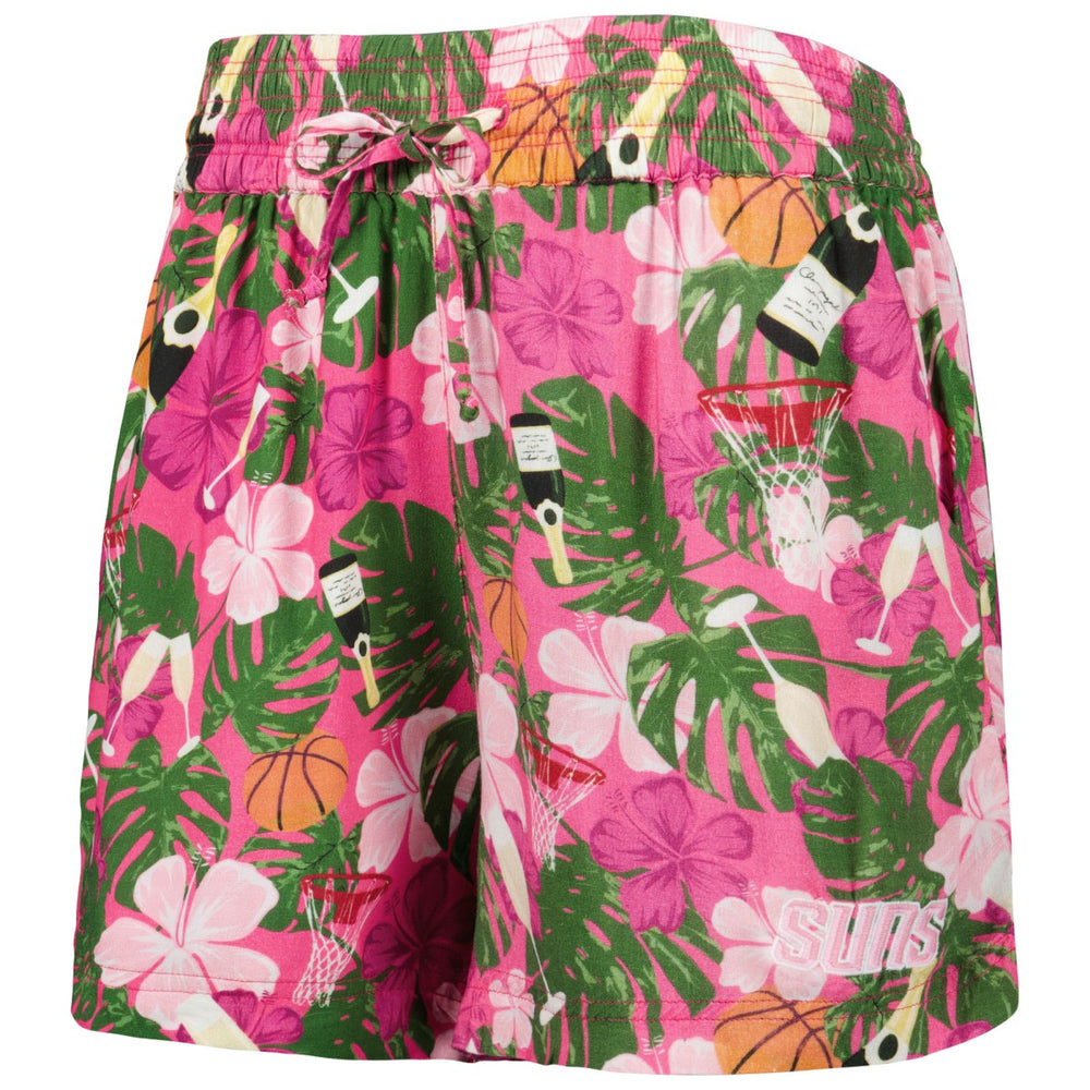 Phoenix Suns Lusso Women's Finley-Frankie Party Top & Shorts Set Pink - NBA