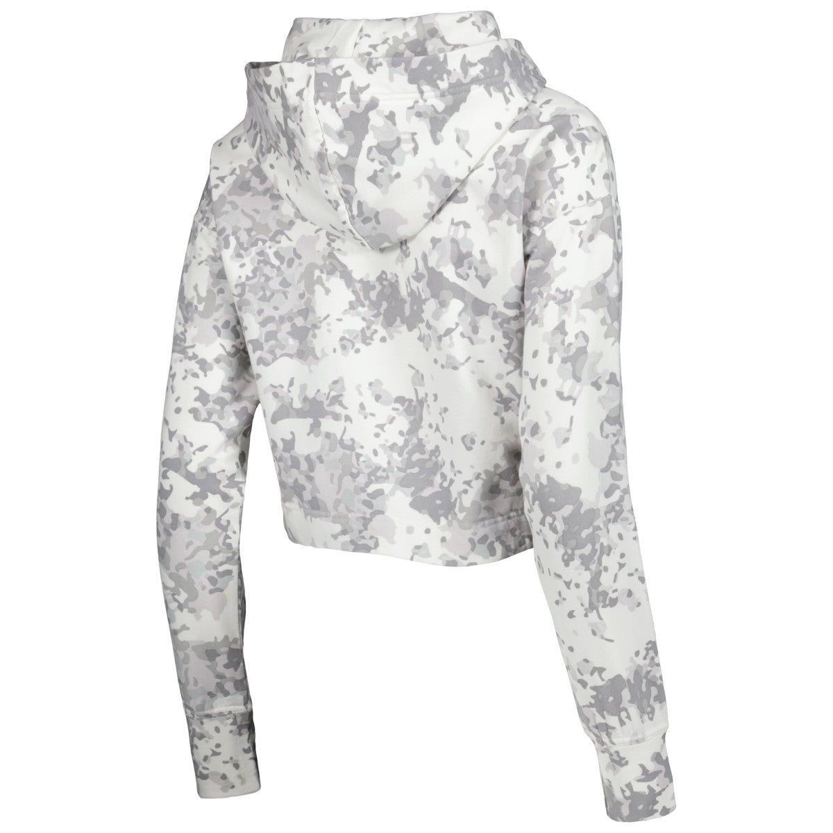 Phoenix Suns Lusso Women's Maia Tri-Blend Cropped Quarter-Zip Top Gray/White - NBA
