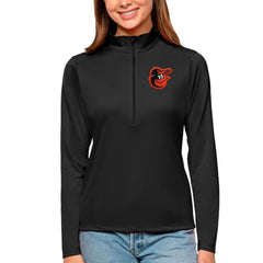 Baltimore Orioles Antigua Women's Tribute Quarter-Zip Pullover Top - MLB