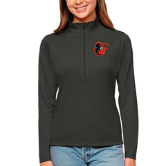 Baltimore Orioles Antigua Women's Tribute Quarter-Zip Pullover Top - MLB