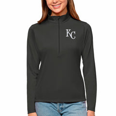 Kansas City Royals Antigua Women's Tribute Quarter-Zip Pullover Top - MLB