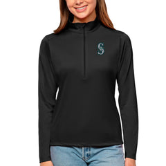 Seattle Mariners Antigua Women's Tribute Quarter-Zip Pullover Top - MLB