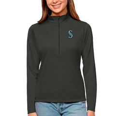 Seattle Mariners Antigua Women's Tribute Quarter-Zip Pullover Top - MLB