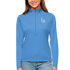 Tampa Bay Rays Antigua Women's Tribute Quarter-Zip Pullover Top - MLB
