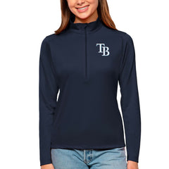 Tampa Bay Rays Antigua Women's Tribute Quarter-Zip Pullover Top - MLB