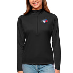 Toronto Blue Jays Antigua Women's Tribute Quarter-Zip Pullover Top - MLB