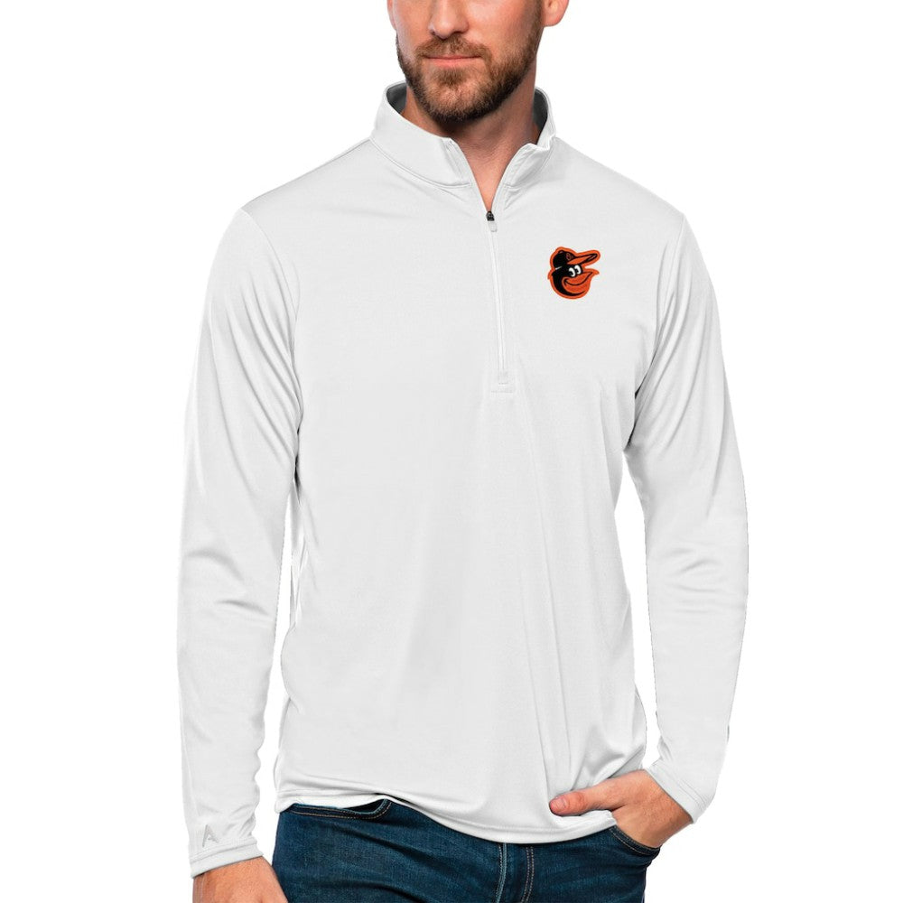 Baltimore Orioles Antigua Tribute Quarter-Zip Pullover Top - MLB