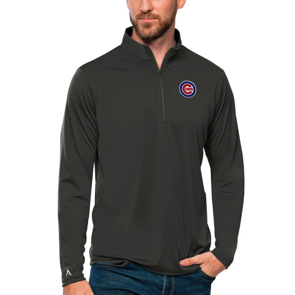 Chicago Cubs Antigua Tribute Quarter-Zip Pullover Top - MLB