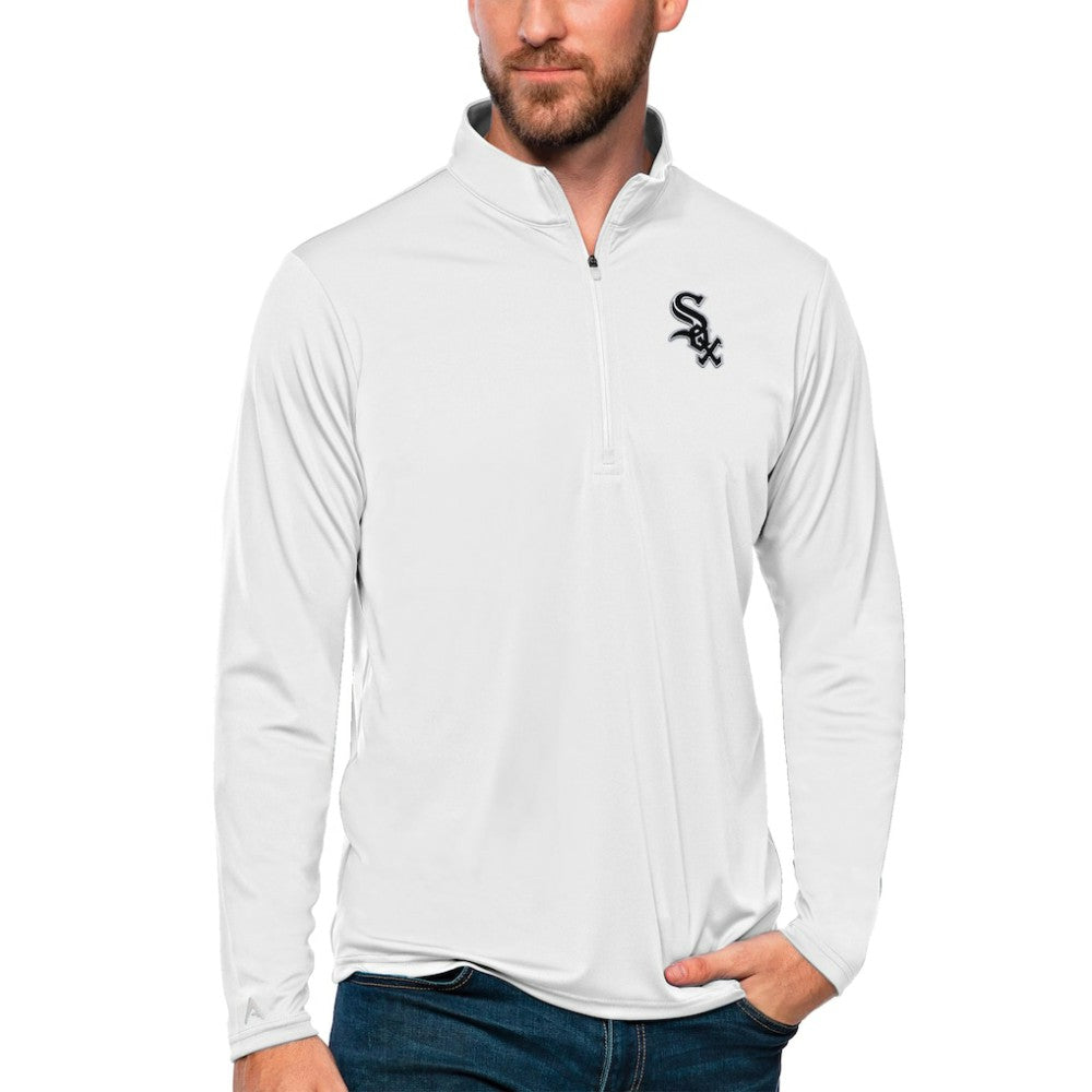 Chicago White Sox Antigua Tribute Quarter-Zip Pullover Top - MLB
