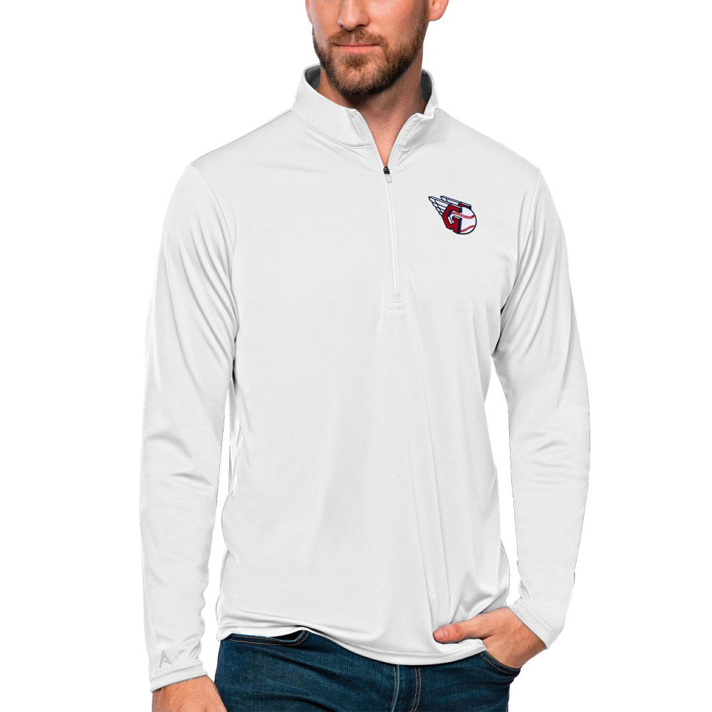 Cleveland Guardians Antigua Tribute Quarter-Zip Pullover Top - MLB