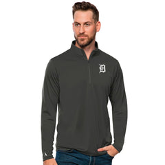Detroit Tigers Antigua Tribute Quarter-Zip Pullover Top - MLB