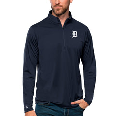 Detroit Tigers Antigua Tribute Quarter-Zip Pullover Top - MLB