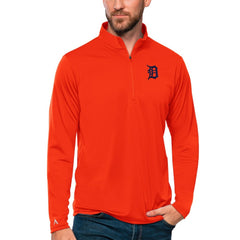 Detroit Tigers Antigua Tribute Quarter-Zip Pullover Top - MLB