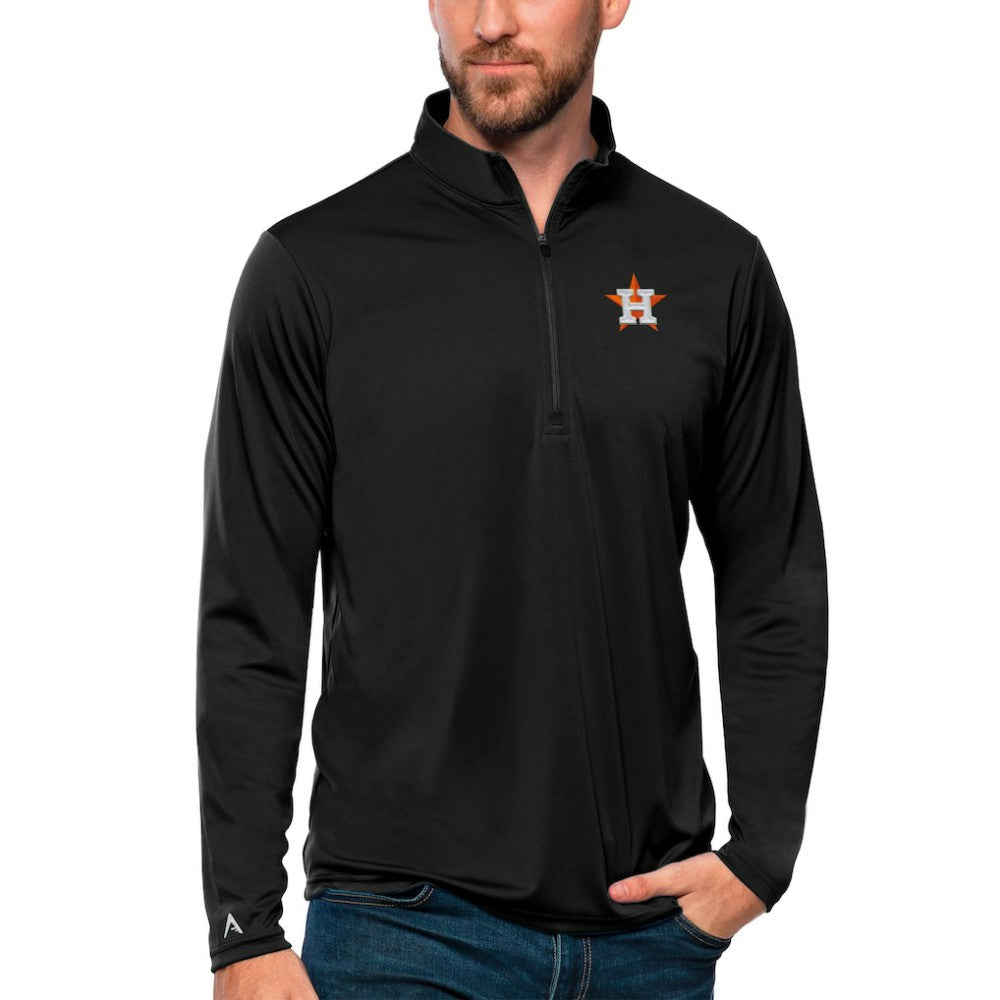 Houston Astros Antigua Tribute Quarter-Zip Pullover Top - MLB