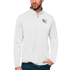 Kansas City Royals Antigua Tribute Quarter-Zip Pullover Top - MLB