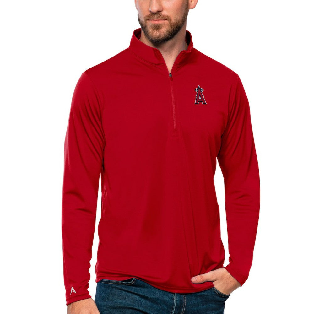 Los Angeles Angels Antigua Tribute Quarter-Zip Pullover Top - MLB
