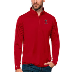 Los Angeles Angels Antigua Tribute Quarter-Zip Pullover Top - MLB