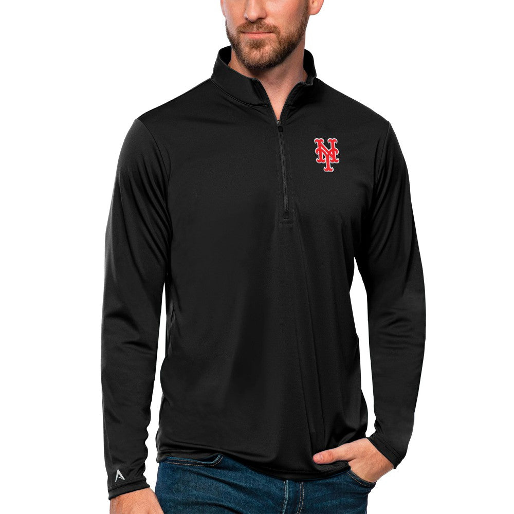 New York Mets Antigua Tribute Quarter-Zip Pullover Top - MLB