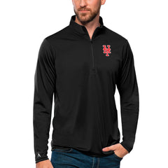 New York Mets Antigua Tribute Quarter-Zip Pullover Top - MLB
