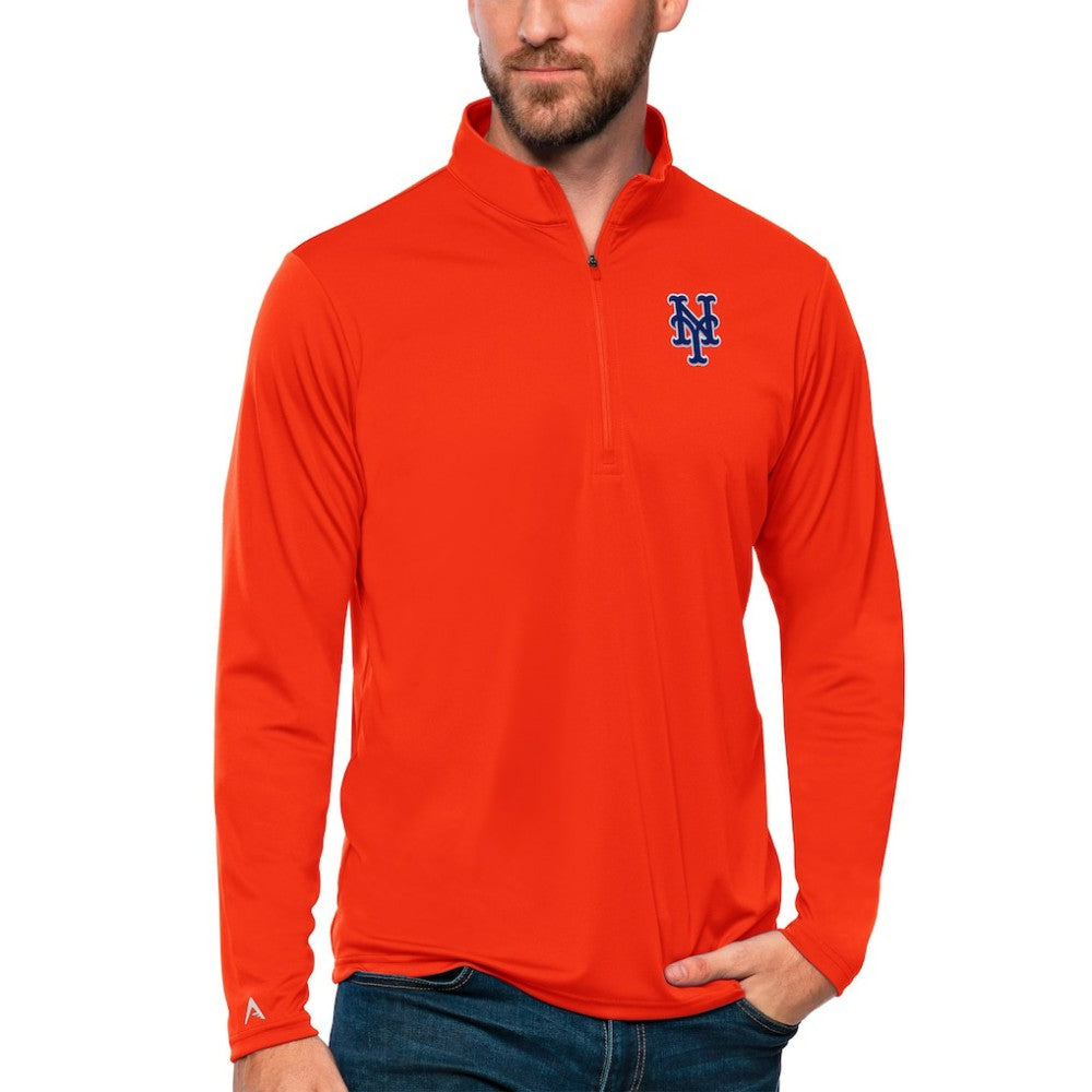 New York Mets Antigua Tribute Quarter-Zip Pullover Top - MLB