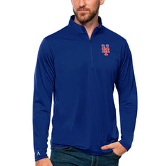 New York Mets Antigua Tribute Quarter-Zip Pullover Top - MLB