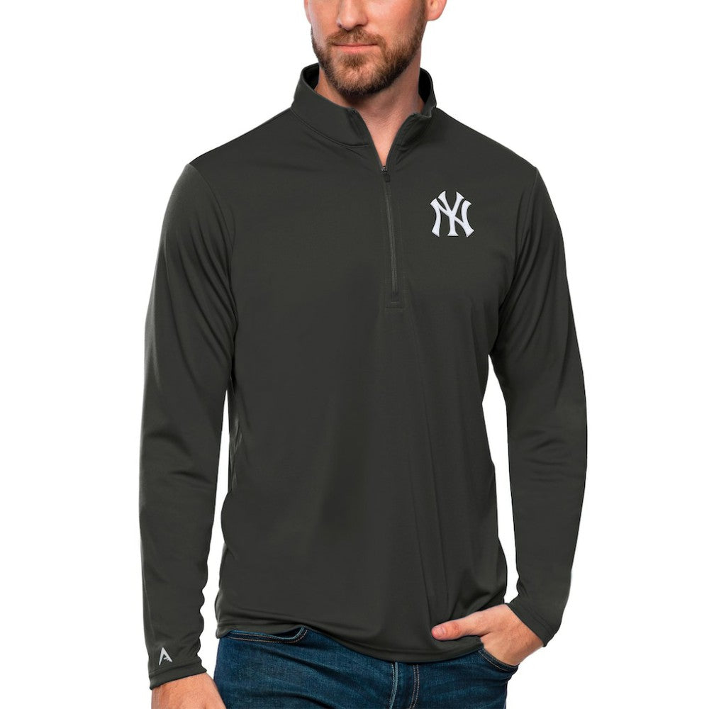 New York Yankees Antigua Tribute Quarter-Zip Pullover Top - MLB