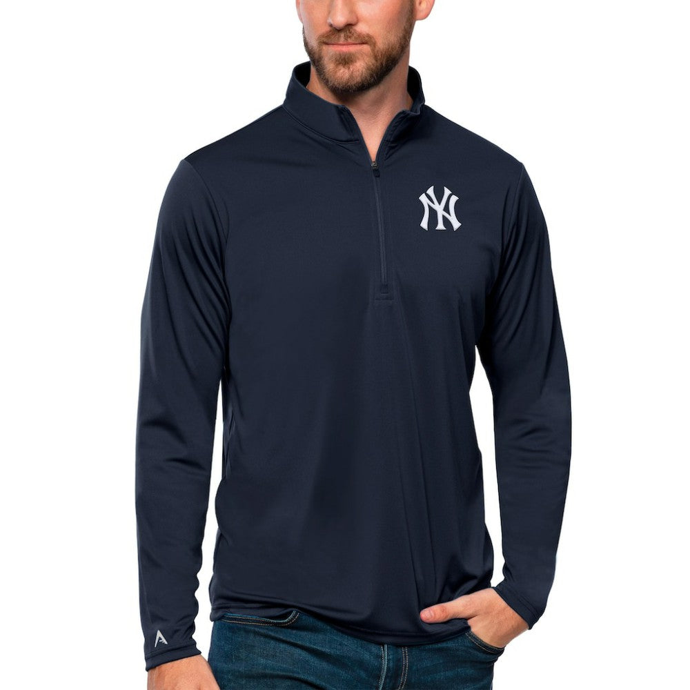 New York Yankees Antigua Tribute Quarter-Zip Pullover Top - MLB
