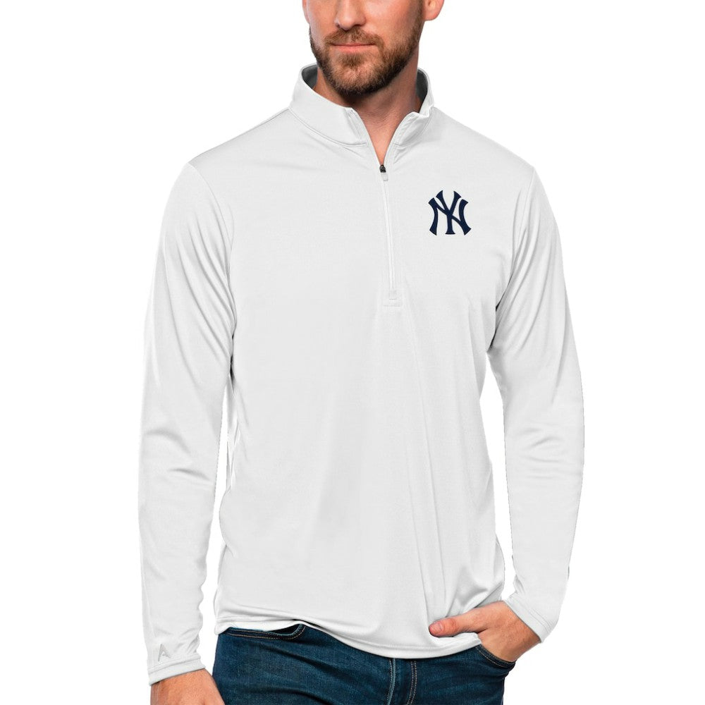 New York Yankees Antigua Tribute Quarter-Zip Pullover Top - MLB