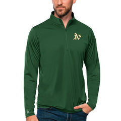 Athletics Antigua Tribute Quarter-Zip Pullover Top - MLB