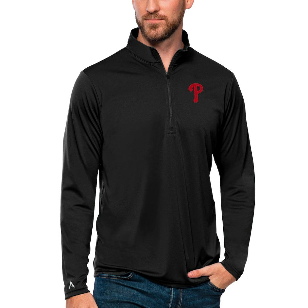 Philadelphia Phillies Antigua Tribute Quarter-Zip Pullover Top - MLB