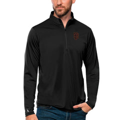San Francisco Giants Antigua Tribute Quarter-Zip Pullover Top - MLB