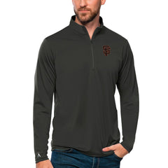 San Francisco Giants Antigua Tribute Quarter-Zip Pullover Top - MLB