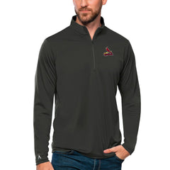 St. Louis Cardinals Antigua Tribute Quarter-Zip Pullover Top - MLB