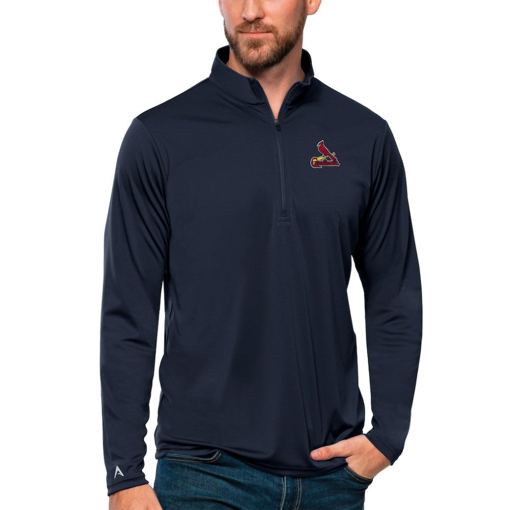 St. Louis Cardinals Antigua Tribute Quarter-Zip Pullover Top - MLB