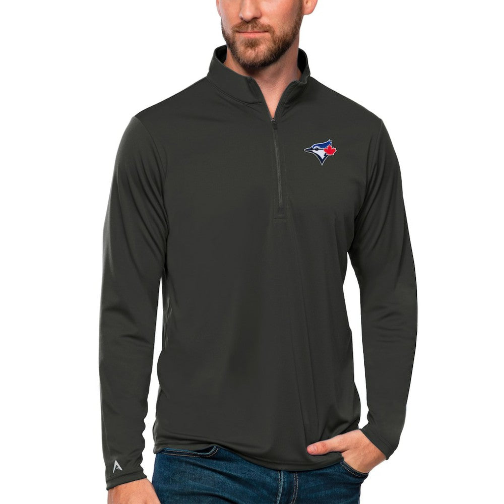 Toronto Blue Jays Antigua Tribute Quarter-Zip Pullover Top - MLB
