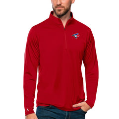Toronto Blue Jays Antigua Tribute Quarter-Zip Pullover Top - MLB
