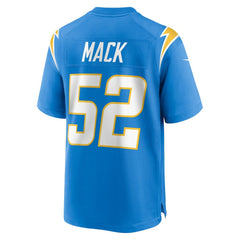 Khalil Mack Los Angeles Chargers Game Jersey Powder Blue | Nike for Sale