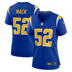 Khalil Mack Los Angeles Chargers Women's Alternate Game Jersey Royal | Nike for Sale