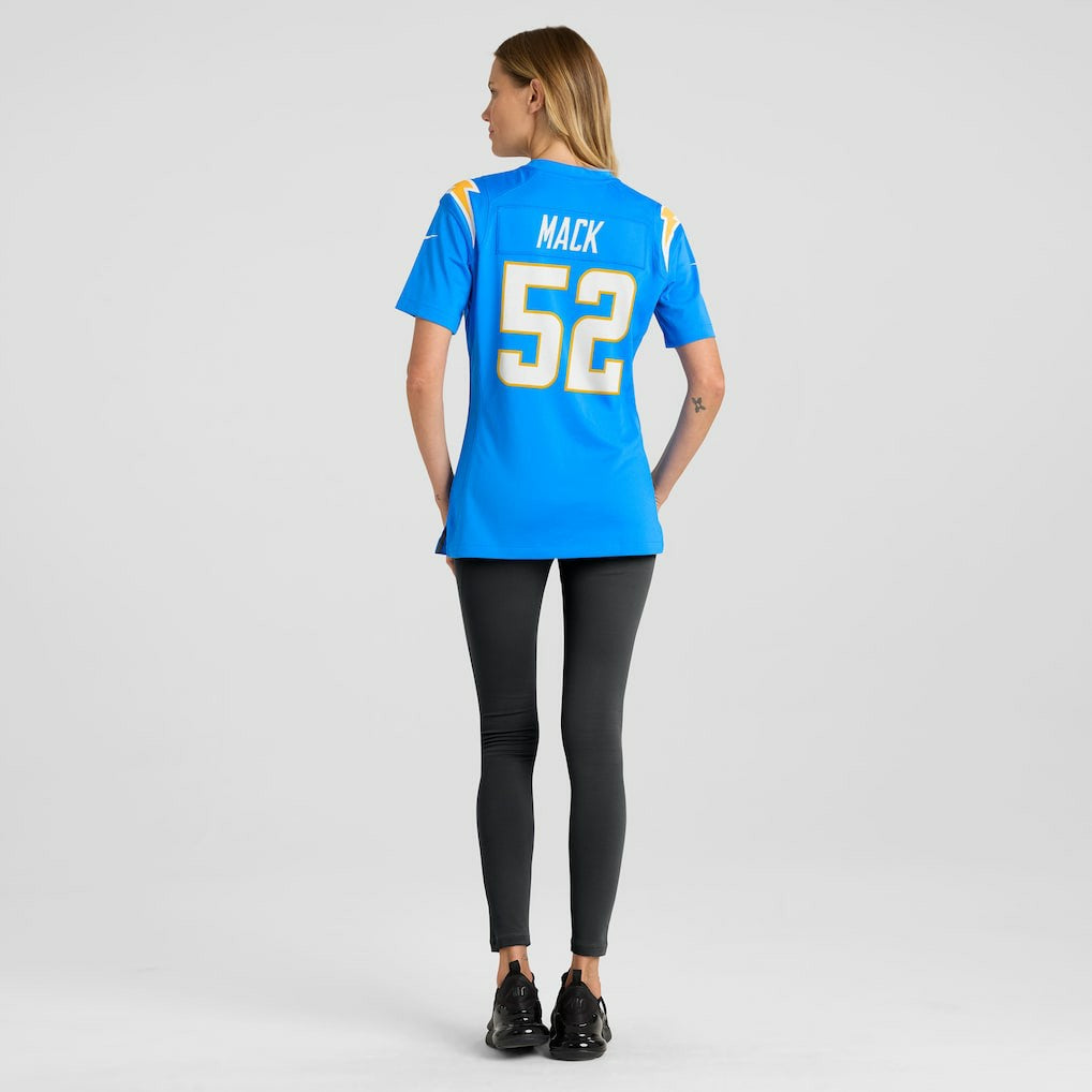Khalil Mack Los Angeles Chargers Women's Player Jersey Powder Blue | Nike for Sale