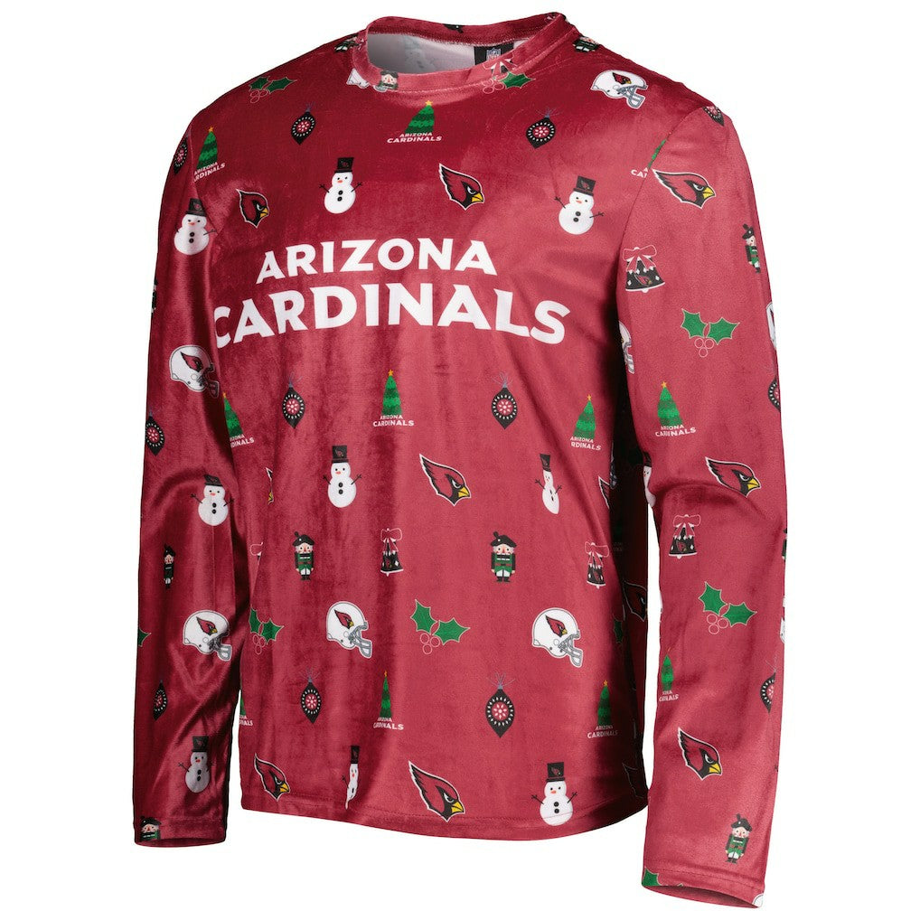Arizona Cardinals FOCO Holiday Repeat Long Sleeve T-Shirt Cardinal | NFL