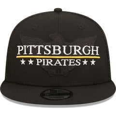 Pittsburgh Pirates New Era Patriot Trucker 9FIFTY Snapback Hat - MLB