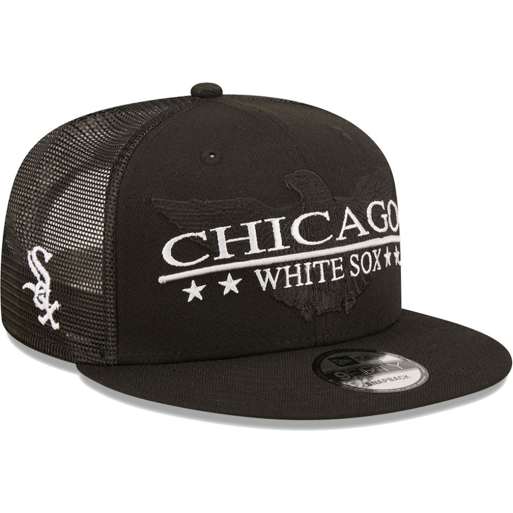 Chicago White Sox New Era Patriot Trucker 9FIFTY Snapback Hat - MLB