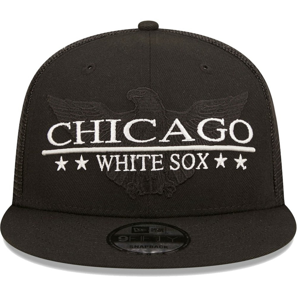 Chicago White Sox New Era Patriot Trucker 9FIFTY Snapback Hat - MLB