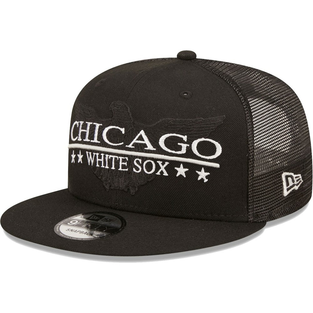 Chicago White Sox New Era Patriot Trucker 9FIFTY Snapback Hat - MLB