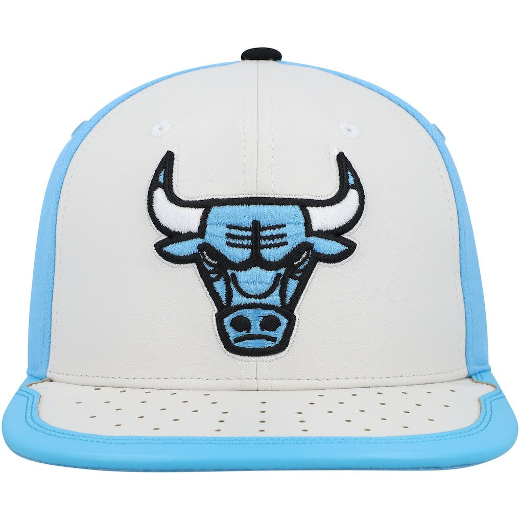 Chicago Bulls Day One Snapback Hat White/Light Blue - NBA