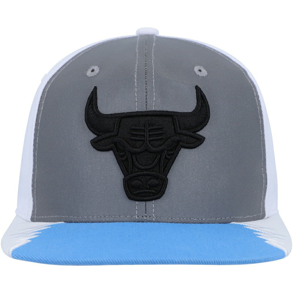 Chicago Bulls Day 5 Snapback Hat Silver/Blue - NBA