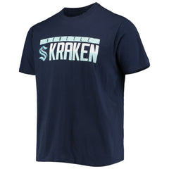 Seattle Kraken Levelwear Richmond Wordmark T-Shirt - Navy - NHL