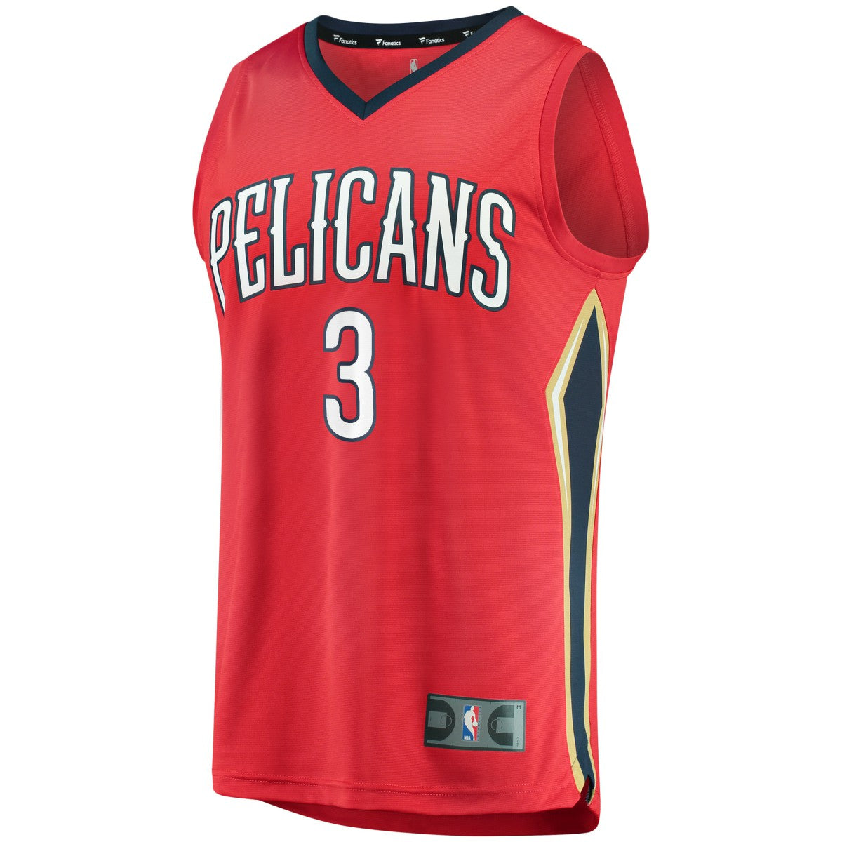 C.J. McCollum New Orleans Pelicans Fast Break Replica Player Jersey Statement Edition Red - NBA