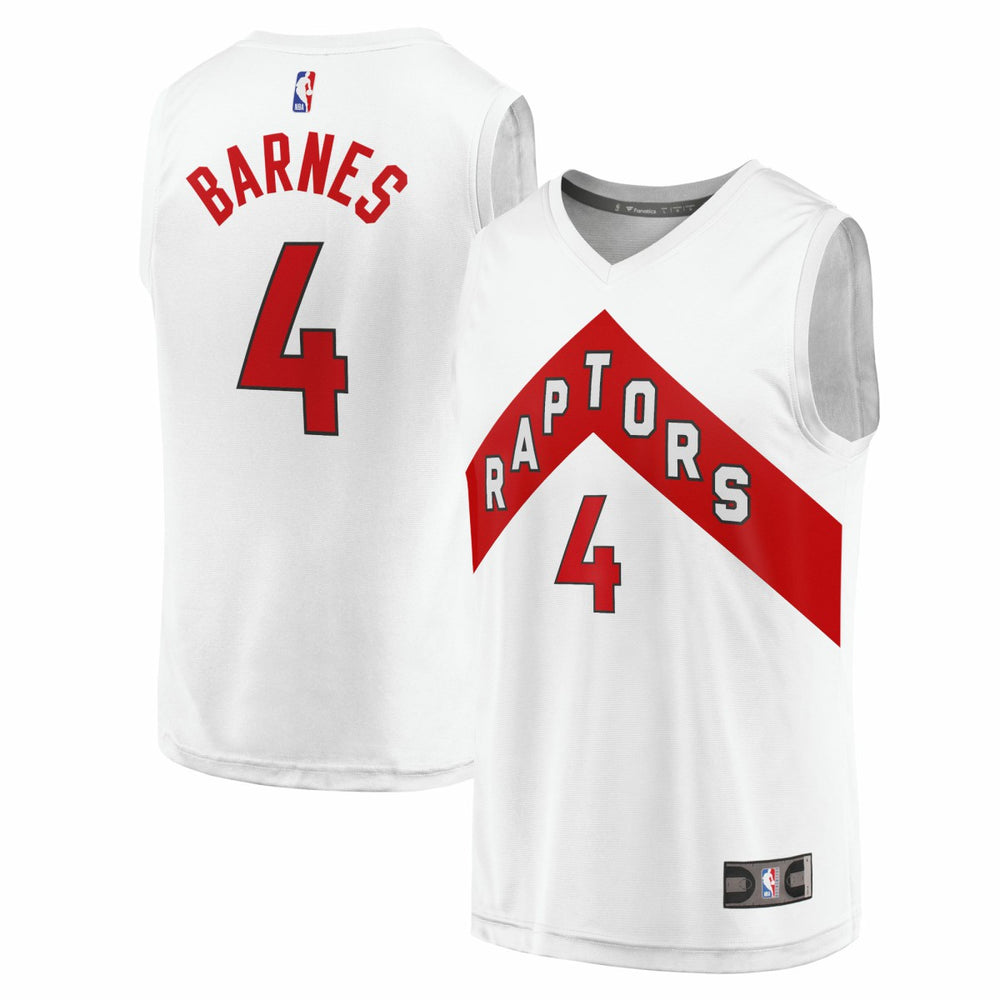 Scottie Barnes Toronto Raptors Fast Break Replica Jersey Association Edition White - NBA
